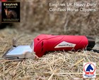 Cordless Horse Clippers Heavy Duty Yard Clippers with 2 x Cutter Sets, UK