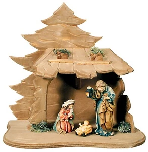 Nacimiento Con Figuras Del Belén Matteo Colección Sagrada Familia H 18CM De - Imagen 1 de 4