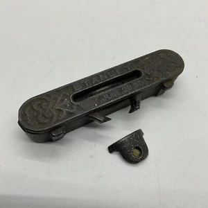 Vintage Stanley No. 40-1/2 Clamp On Cast Iron Framing Square Level June 28, 1898 - Picture 1 of 8