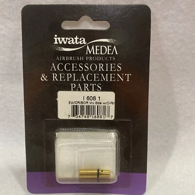 Iwata-Madea Airbrush Air Valve Guide Body ECL/BCR, I6081 - Image 1 of 4