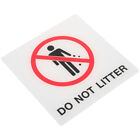  Public No Litter Sign Warm Reminder Acrylic Wall No Litter Sign Do Not Litter