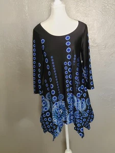White Mark Size Small 3/4 Sleeve Tunic Top Women's - Picture 1 of 9