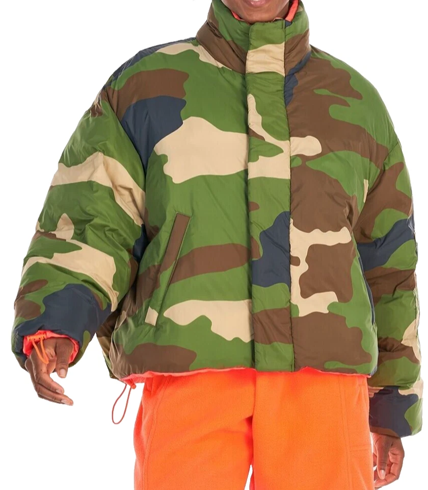 Chaqueta de Camuflaje Adidas Beyonce IVY Reversible Gran Tamaño Puffer Abrigo Talla Pequeña Foto 1 de 4