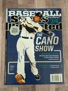 Robinson Cano Signed Sports Illustrated COA 3/31/14 NO LABEL NL Baseball Preview - Picture 1 of 1