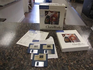 Vintage Claris Works Education Edition Software for Macintosh 3.5" Disks - LX31 - Zdjęcie 1 z 6
