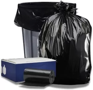 Big Black Trash Bags Heavy Duty - Extra Large Trash Bags Heavy Duty 95-96 Gallon - Picture 1 of 4