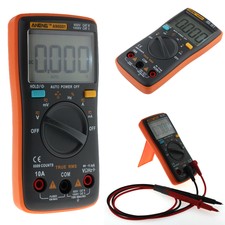 AN8001 Digital Multimeter Backlight 6000 Counts AC/DC Orange Portable Meter