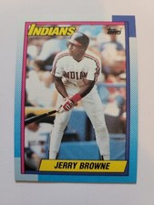 1990 TOPPS JERRY BROWNE #442 NM