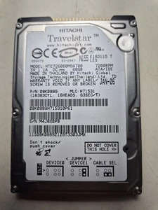 HITACHI HTE726060M9AT00 Travelstar E7K60 60 GB 7200 RPM Ultra-ATA/100 - Foto 1 di 4
