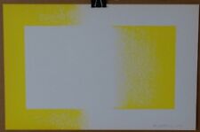 Richard Anuszkiewicz, Yellow Reversed 1970, Original Plate Signed Lithograph