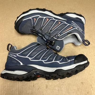 Salomon X Ultra 2 Gtx 371595 Women’s Size 7 Blue Gray Trail Running Shoes - Image 1 of 4