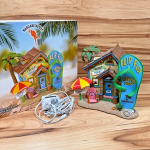 Jimmy Buffet Department 56 Margaritaville FLIP FLOP Repair Shop w/ Box WORKING - Picture 1 of 24