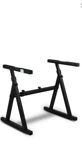 Knox Gear Z Style Adjustable Keyboard Stand Heavy Duty Black - Picture 1 of 3