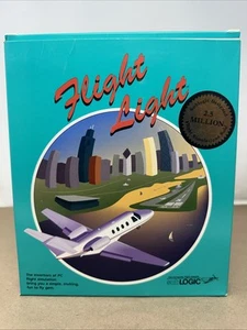Flight Light retro flight simulator old DOS PC 3.5" by SubLogic - Afbeelding 1 van 3