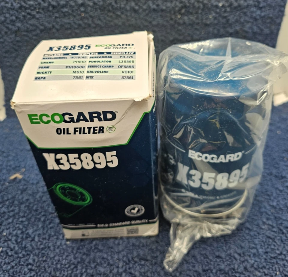 ECOGARD X35895:高级旋转式发动机机油过滤器适用于传统大众 — 第 1/4 张图片