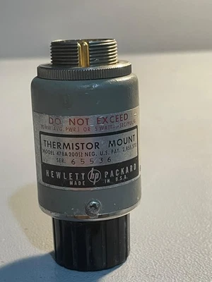 HP Hewlett Packard Thermistor Mount -  Model 478A - 200Ω - Image 1 of 4