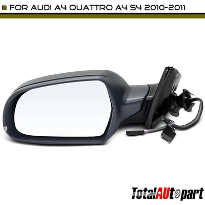 Espelho aquecido a energia com seta para Audi A4 Quattro A4 S4 2010-2011 Driver LH - Imagem 1 de 4