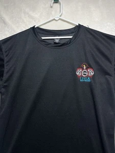 Bodybuilding Shirt Mens XLBlack National Physique Committee NPC USA Gym Fitness - Picture 1 of 19