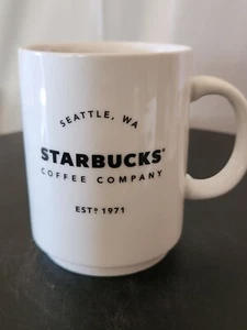 Starbucks Coffee Mug Seattle WA, White 2018, 14oz - Picture 1 of 2