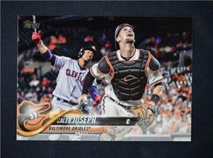 2018 Topps Series 2 Base #597 Caleb Joseph - Baltimore Orioles
