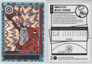 2021-22 Panini NBA Hoops Teal Explosion Myles Turner #173