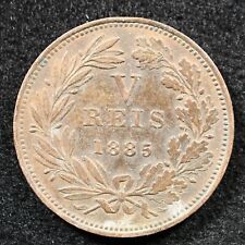 Portugal 5 Reis 1885, Coin, Inv#G270