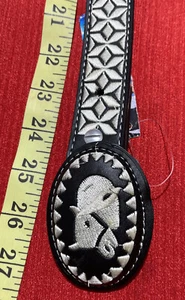 Kids Western Cowboy Belt Embroidered Belt. Cinto Vaquero De Niño Toro Size 20 - Picture 1 of 5
