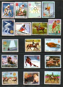 Paraguay - Topical Stamp Lot - Sports - No Gum - Picture 1 of 4
