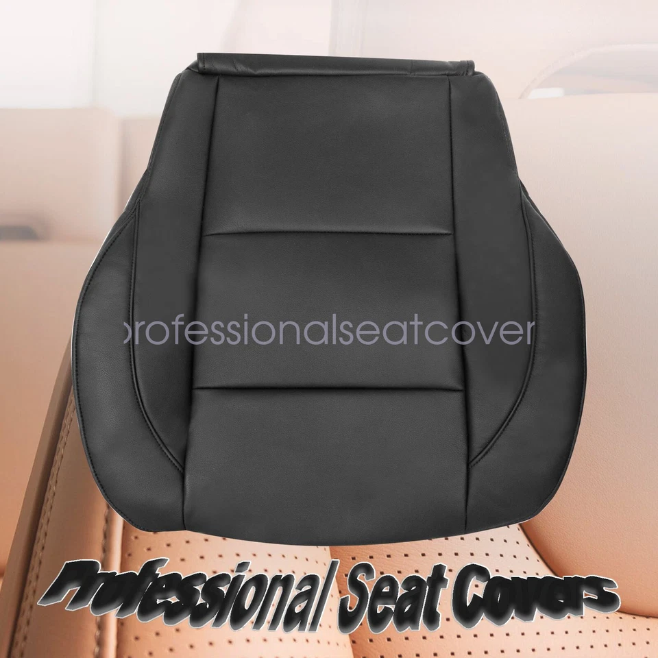 For 2005-2015 Nissan Armada Platinum Driver Bottom Leather Seat Cover Black - Image 1 of 4