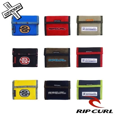 RIP CURL 'SCHITZO' WALLET BI FOLD BLACK BLUE BROWN RED YELLOW GREEN SURF BNWT - Image 1 of 2