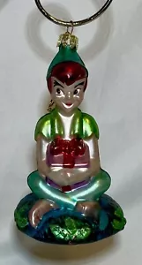 Vintage Santa's Best Disney Classics Peter Pan Blown Glass Christmas Ornament - Picture 1 of 6
