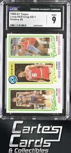 John Long | Julius Erving | Ricky Sobers 1980-81 Topps #1 / 49 / 88 CGC 9 - Picture 1 of 2
