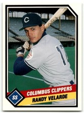 1989 CMC Columbus Clippers Randy Velarde Columbus Clippers #13