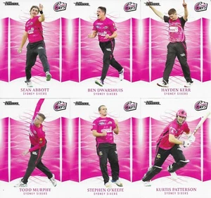 2023 Sydney Sixers BBL & WBBL Big Bash team set 12 Cards - Picture 1 of 2