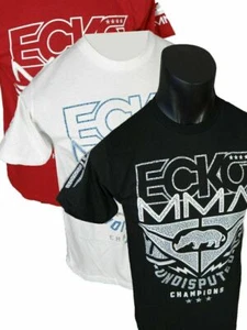 Herren ECKO UNLTD T-Shirt BREITBAND MMA FIGHTER reflektierend in schwarz weiß oder rot - Bild 1 von 13