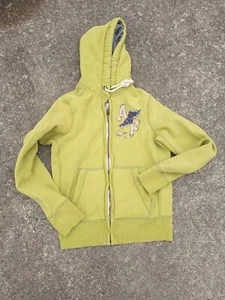 Vintage Abercrombie & Fitch Muscle Size medium Green Sweatshirt Jacket Hoodie  - Picture 1 of 5