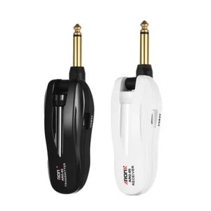 AROMA 5.8G Wireless Guitar System Transmitter Receiver Rechargeable 115ft I6F9 - Picture 1 of 12