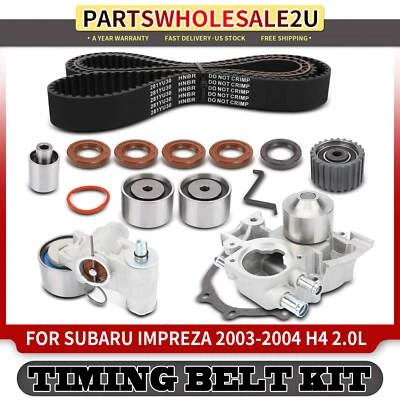 12x New Timing Belt Kit for Subaru Impreza 2003-2004 H4 2.0L GAS w/ Water Pump Foto 1 de 4