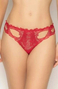 Lise Charmel 272221 Women's Soir de Venise Thong Red Underwear Size M - Picture 1 of 2