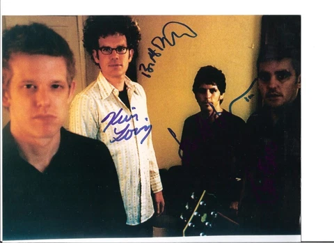 Spoon - Guaranteed 8x10 Autographed by all 4 members of the rock group Cover