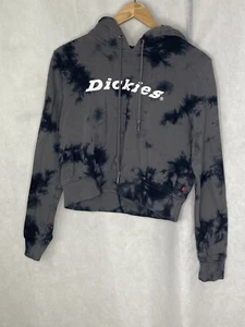 dickies girls Hoodie sweatshirt Gray Blue Tie Dye Size S - Picture 1 of 10