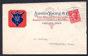US 1895 ADVERTISING AUSTIN YOUNG & CO. FINE BISCUITS & CRACKERS OF CHELSEA - Picture 1 of 2
