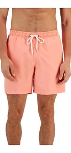 Club Room Men's Quick Dry Performance Solid 7 Swim Trunks Sierra Sunrise Sz. M - Picture 1 of 4