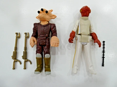 STAR WARS REE-YEES 1983 TAIWAN ADMIRAL ACKBAR COMPLETE ROTJ VINTAGE KENNER  NM Cover