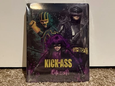 Kick-Ass 15th Anniv Steelbook Lionsgate Limited 4K UHD + Blu-ray + Digital *NEW* - Image 1 of 3