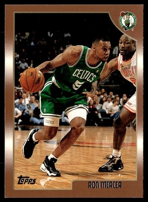 1998-99 Topps Ron Mercer Boston Celtics #104 - Image 1 of 2