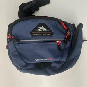 HIGH SIERRA Tokopah Series - Hiking Outdoor Adventure Fanny Waist Pack - Blue - Picture 1 of 3