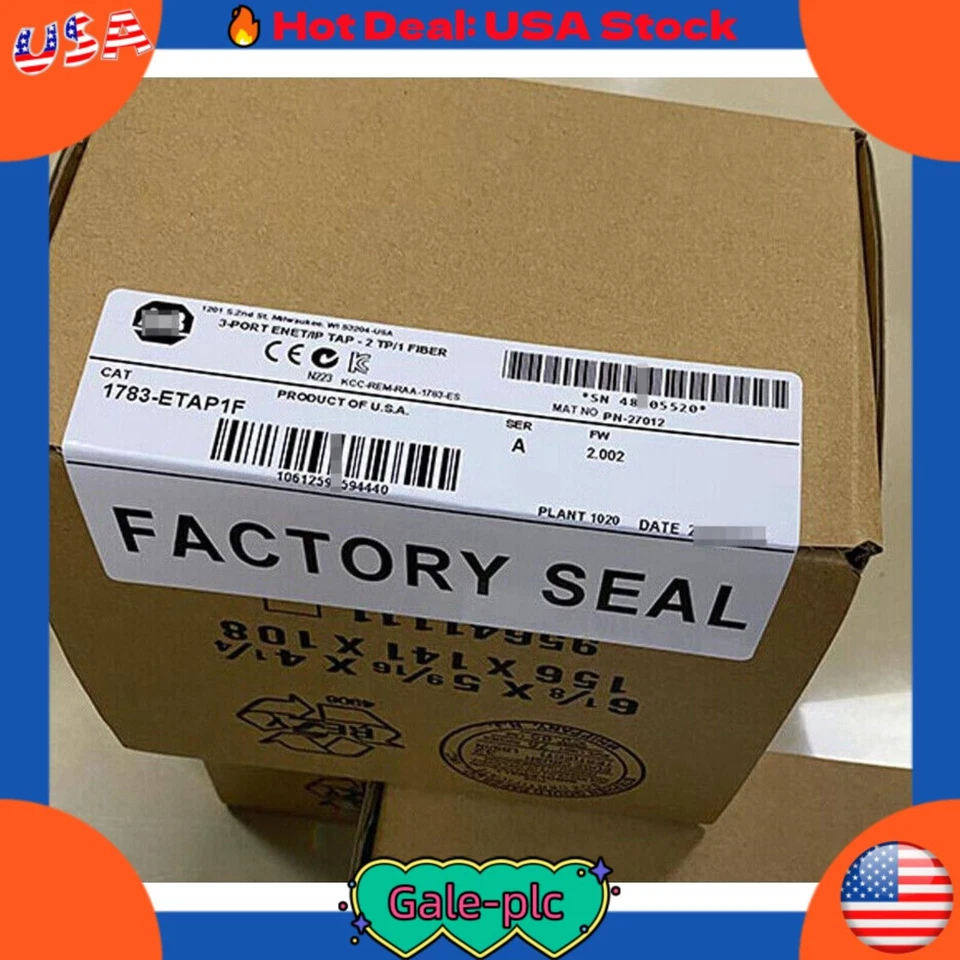 Allen-Bradley 1783-ETAP1F 3 PUERTOS ENET/IP GRIFO - 2 TP/1 FIBRA AB EE. UU. Impuestos gratuitos - Imagen 1 de 4