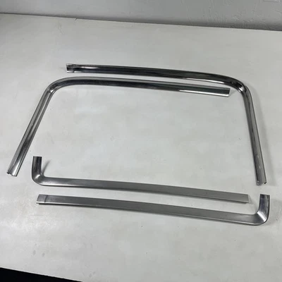 1966 67 Chevelle GTO Cutlass Skylark 2 Dr HT заднее окно молдинги изящный f1 - Изображение 1 из 4