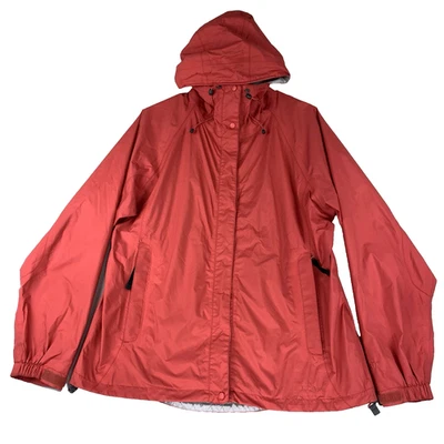 Chaqueta impermeable vintage L.L.Bean Stowaway para mujer L con capucha Gore-Tex empaquetable Foto 1 de 4